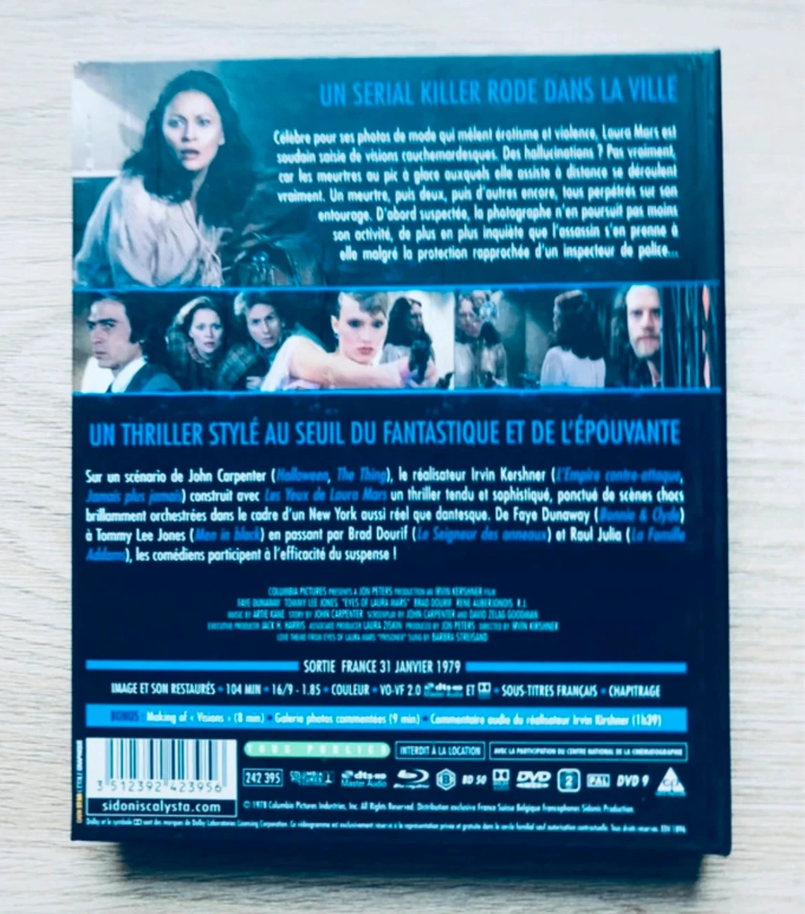 Mediabook Blu-ray DVD Les Yeux de Laura Mars. – photo 5